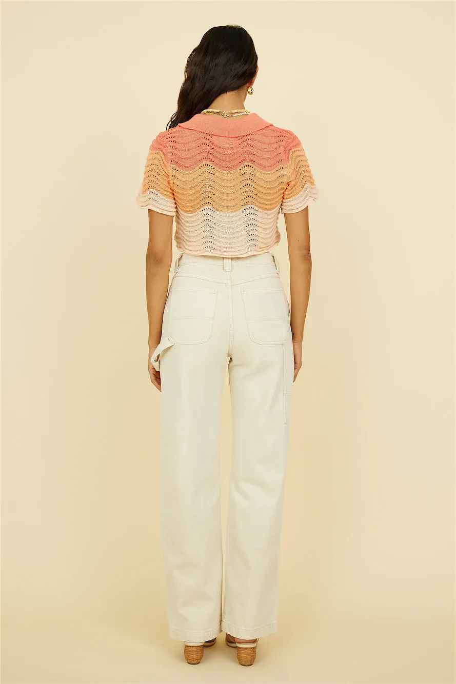ABRAND A' Slouch Jean Carpenter Jean Bleached Sand