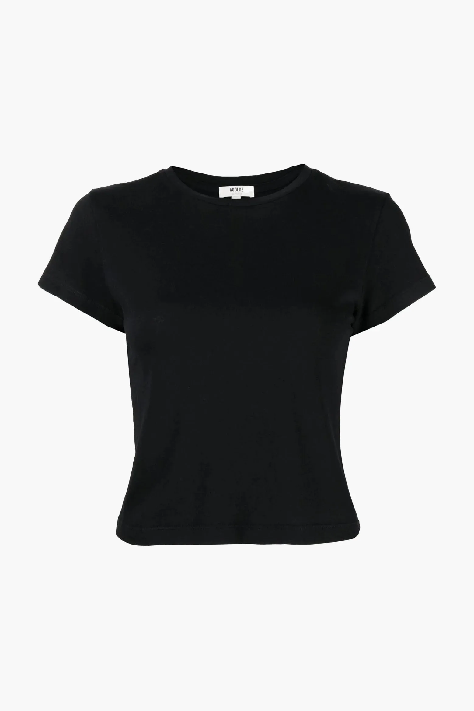 Adine Shrunken Tee in Black
