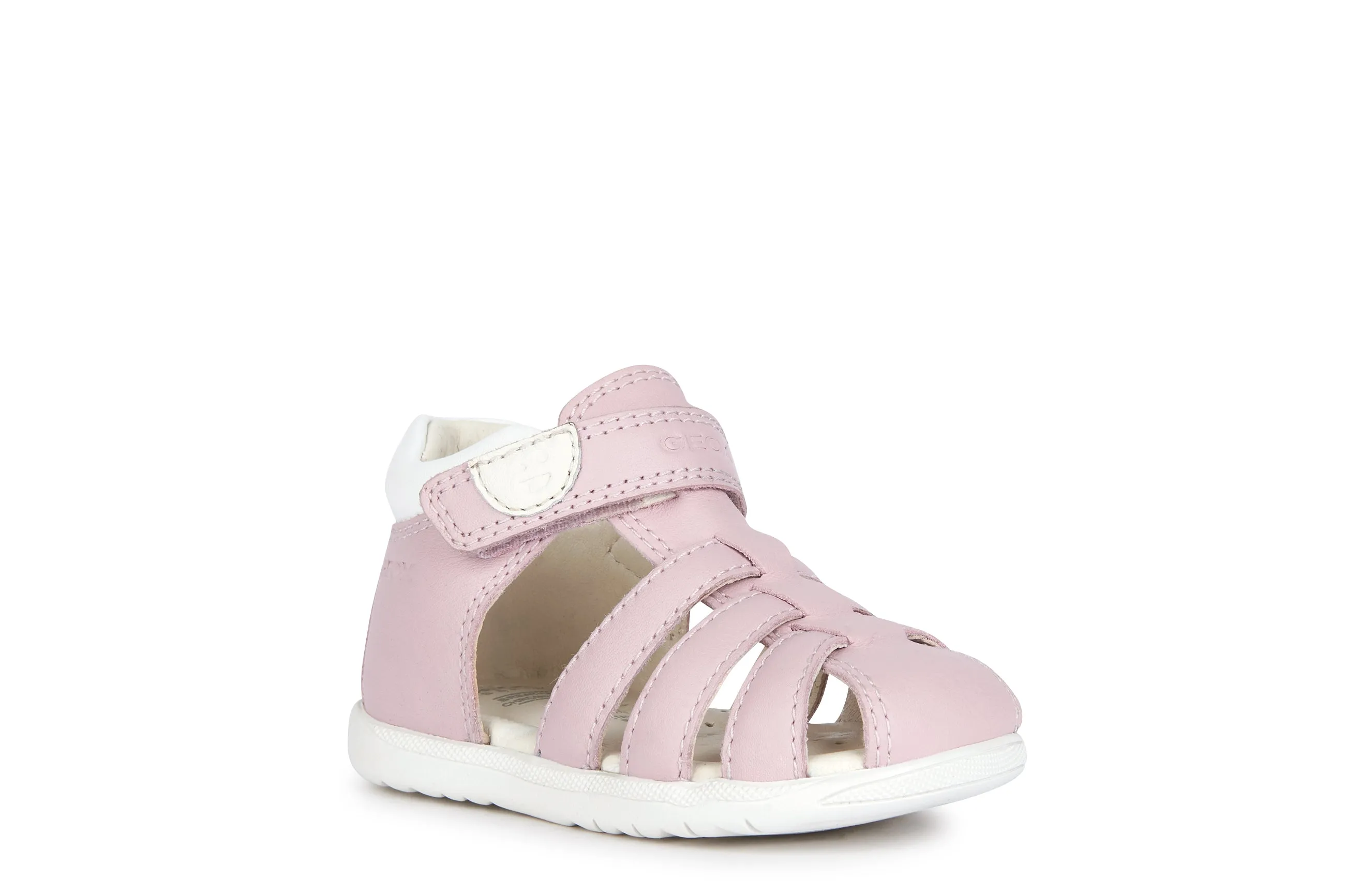 Baby Macchia Rose Pink Leather Sandal