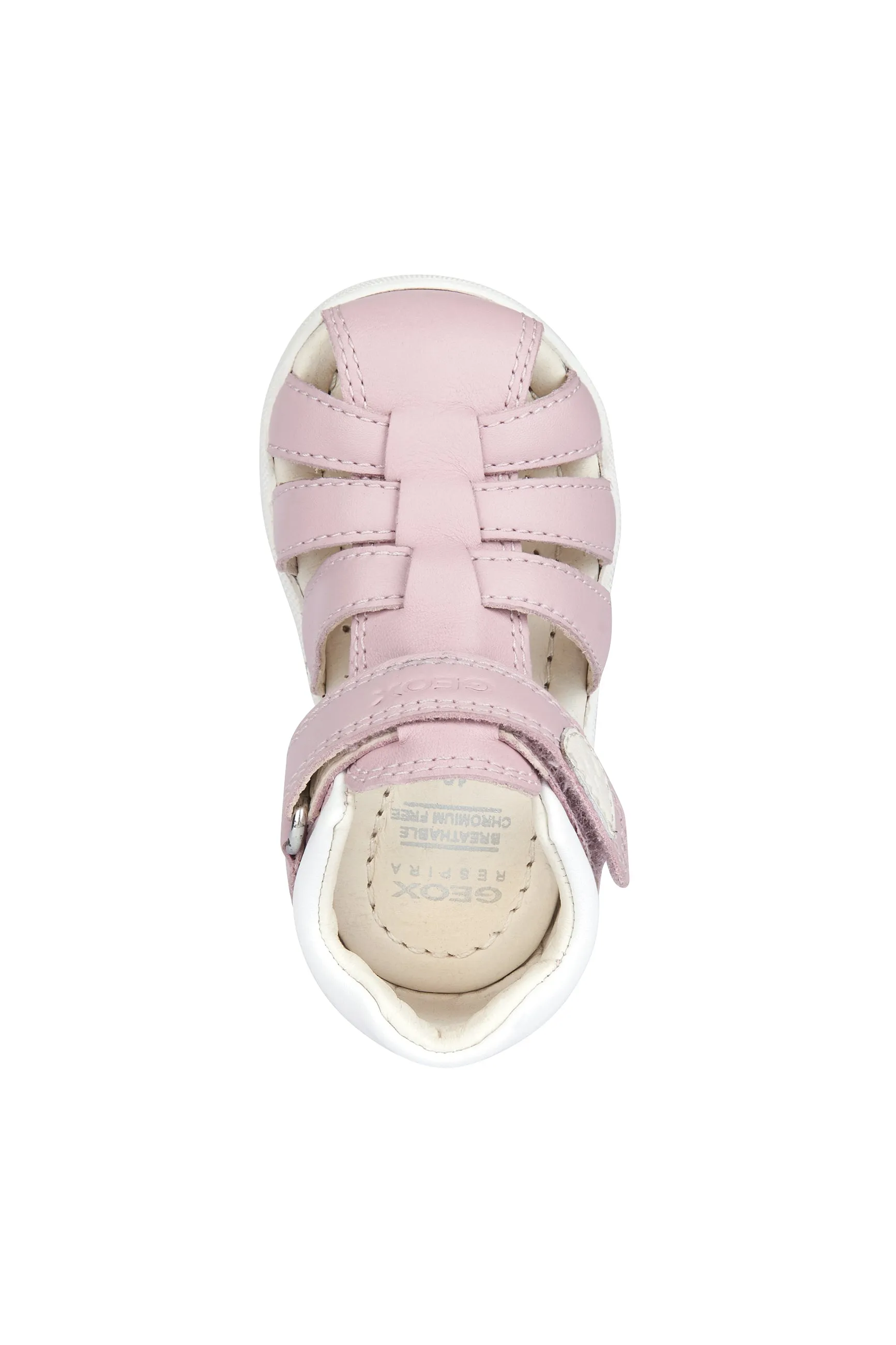Baby Macchia Rose Pink Leather Sandal