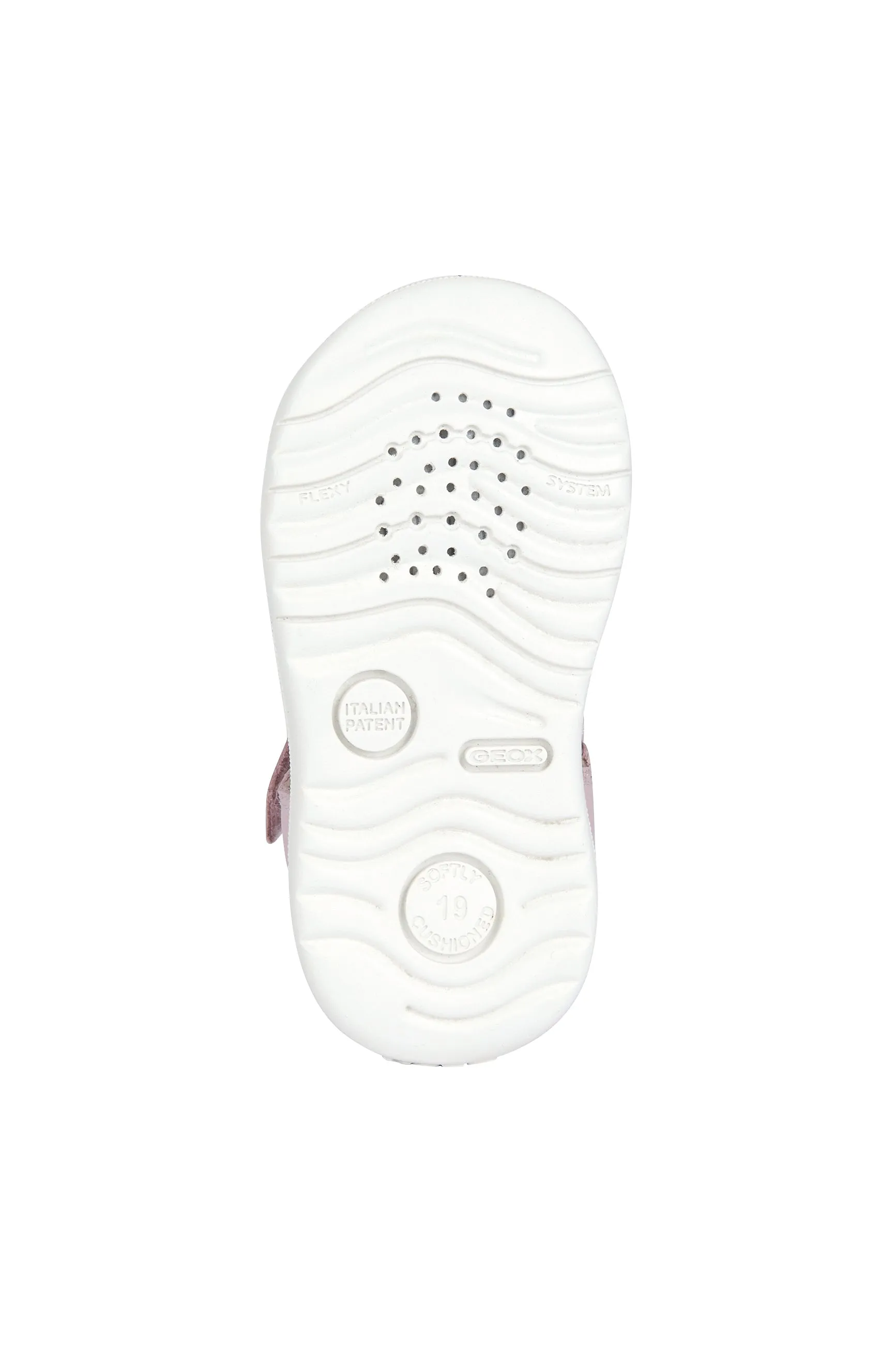 Baby Macchia Rose Pink Leather Sandal
