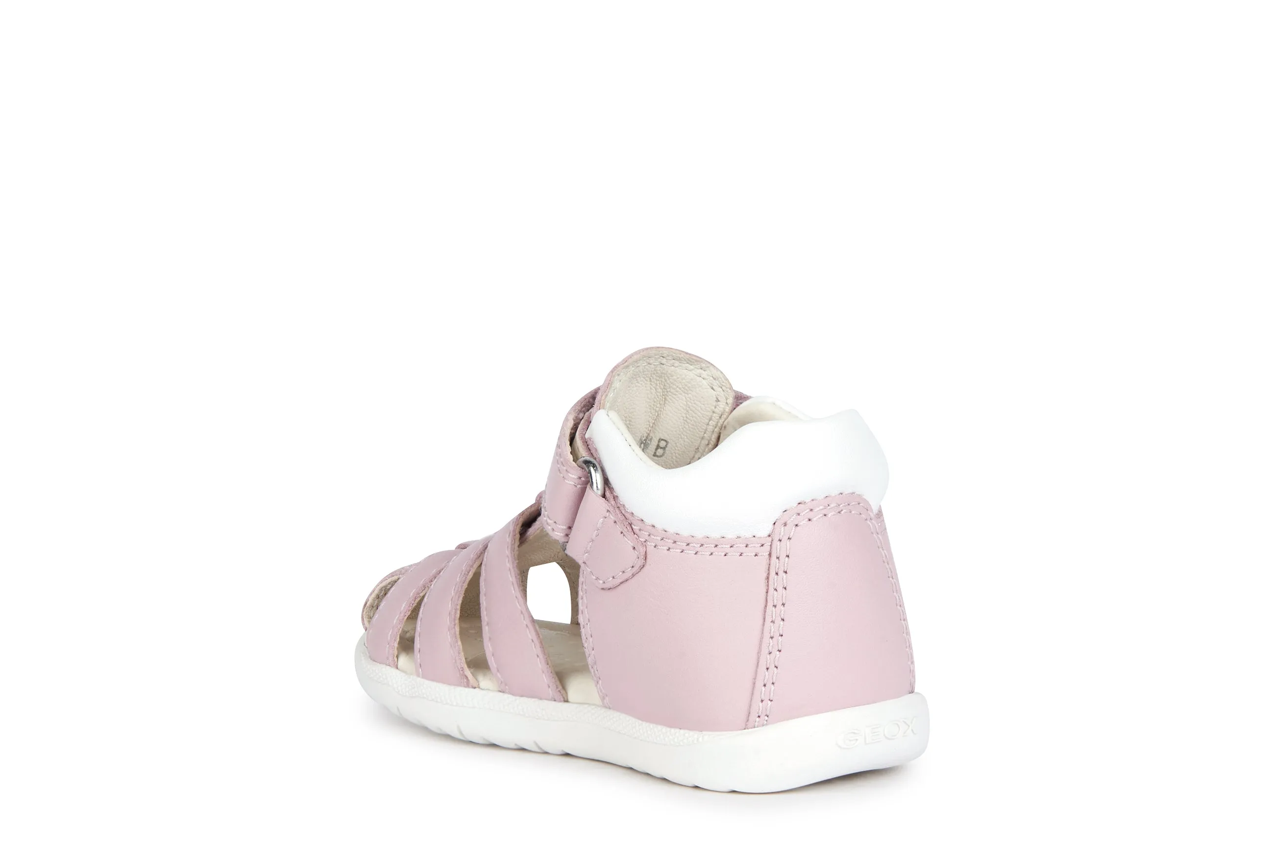 Baby Macchia Rose Pink Leather Sandal