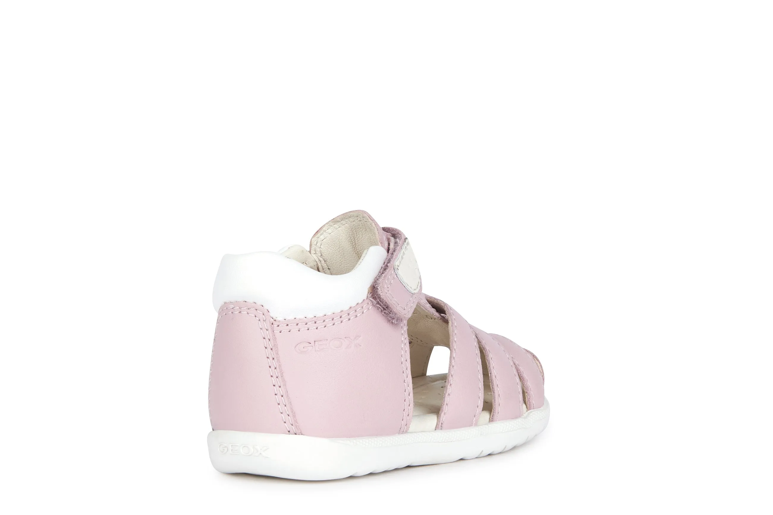 Baby Macchia Rose Pink Leather Sandal