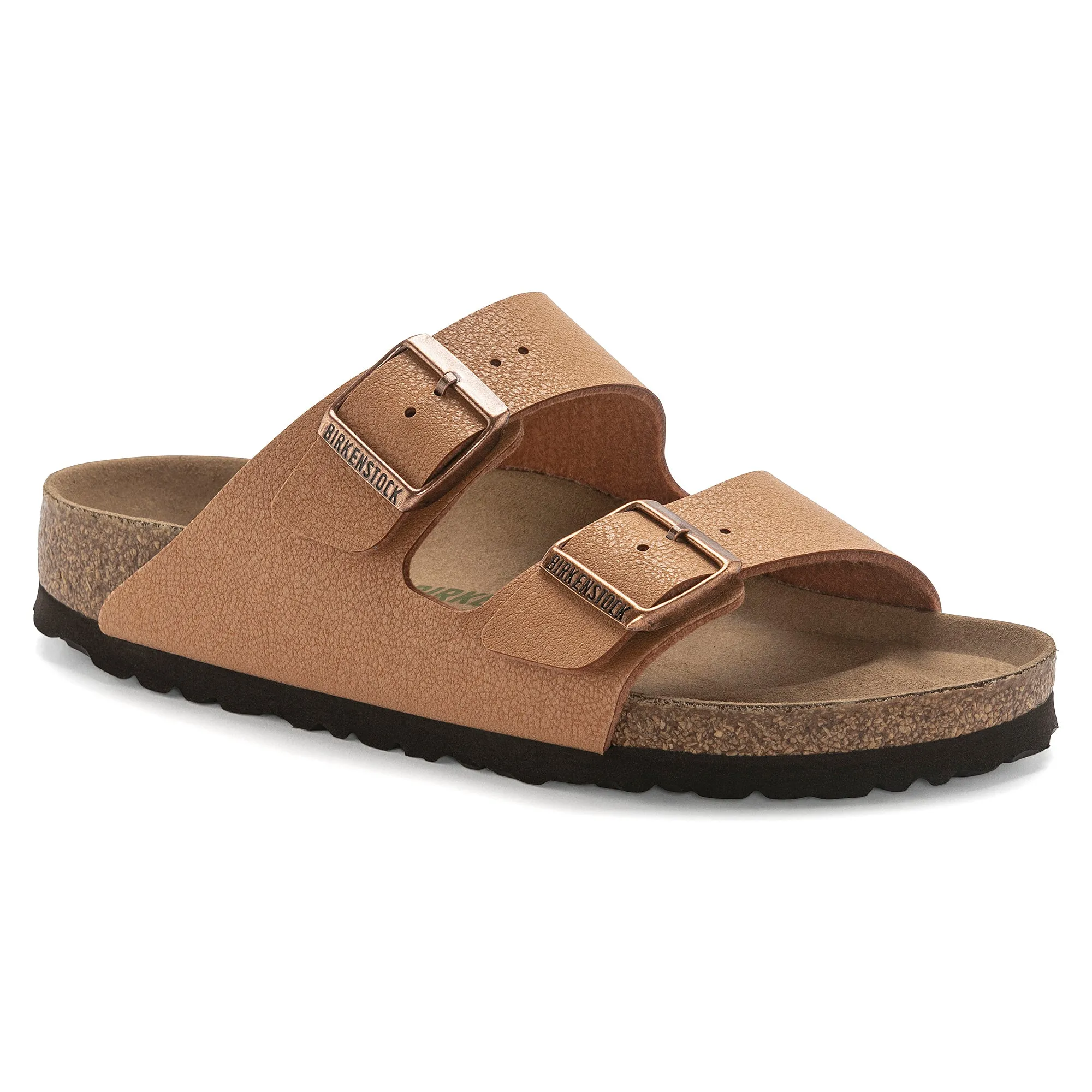 Birkenstock Arizona Vegan Birkibuc Color: Pecan