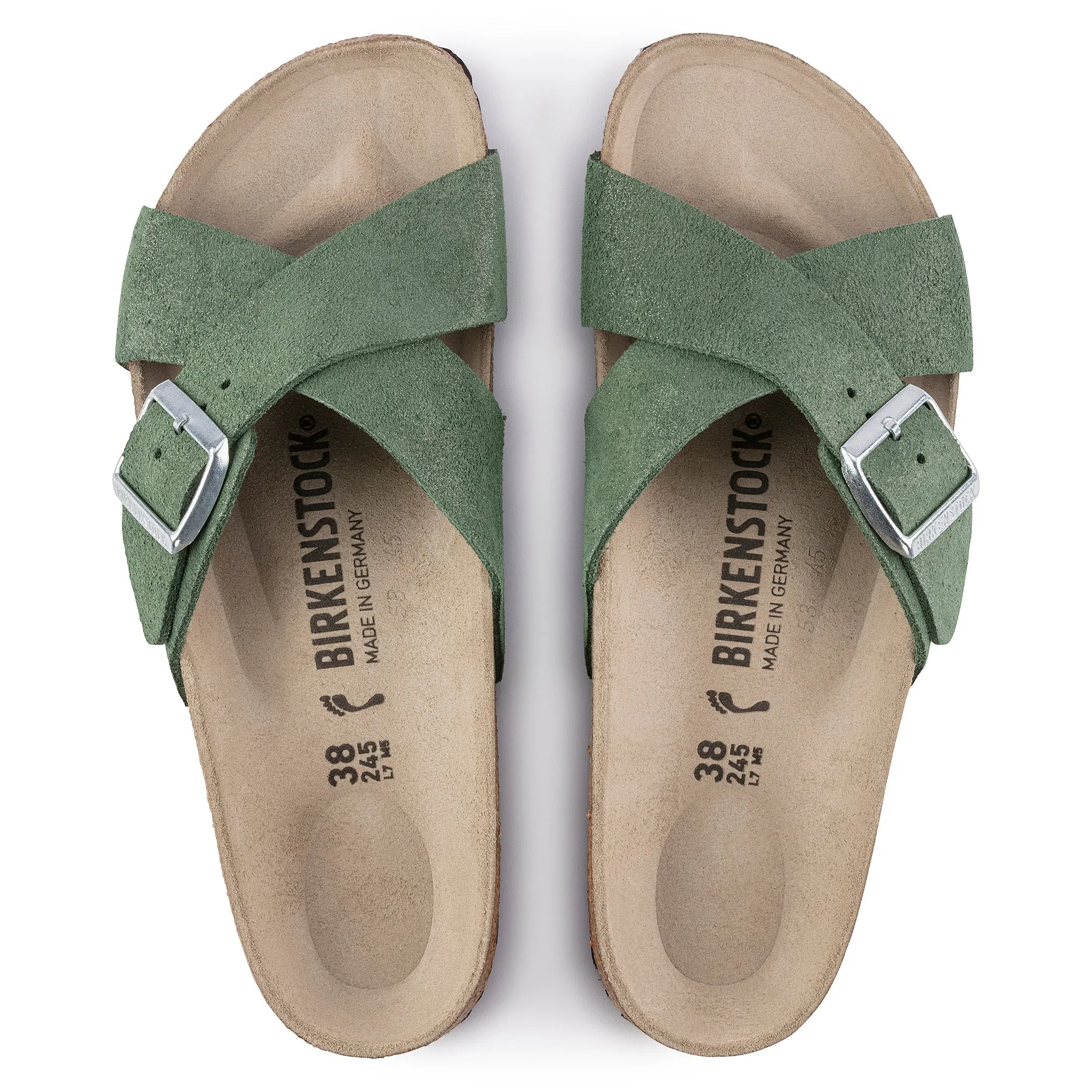 Birkenstock Siena Shimmer Suede Leather Women's