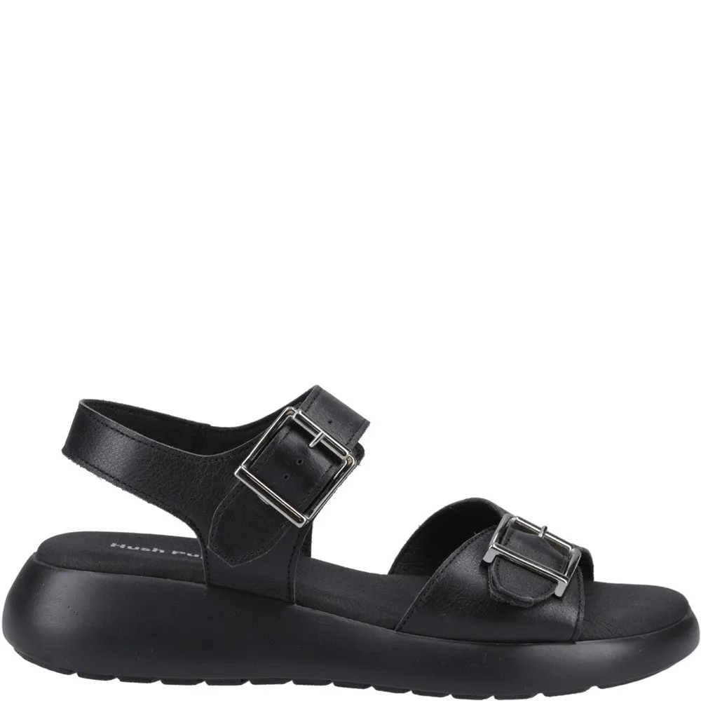 Black Alison Buckle Sandals