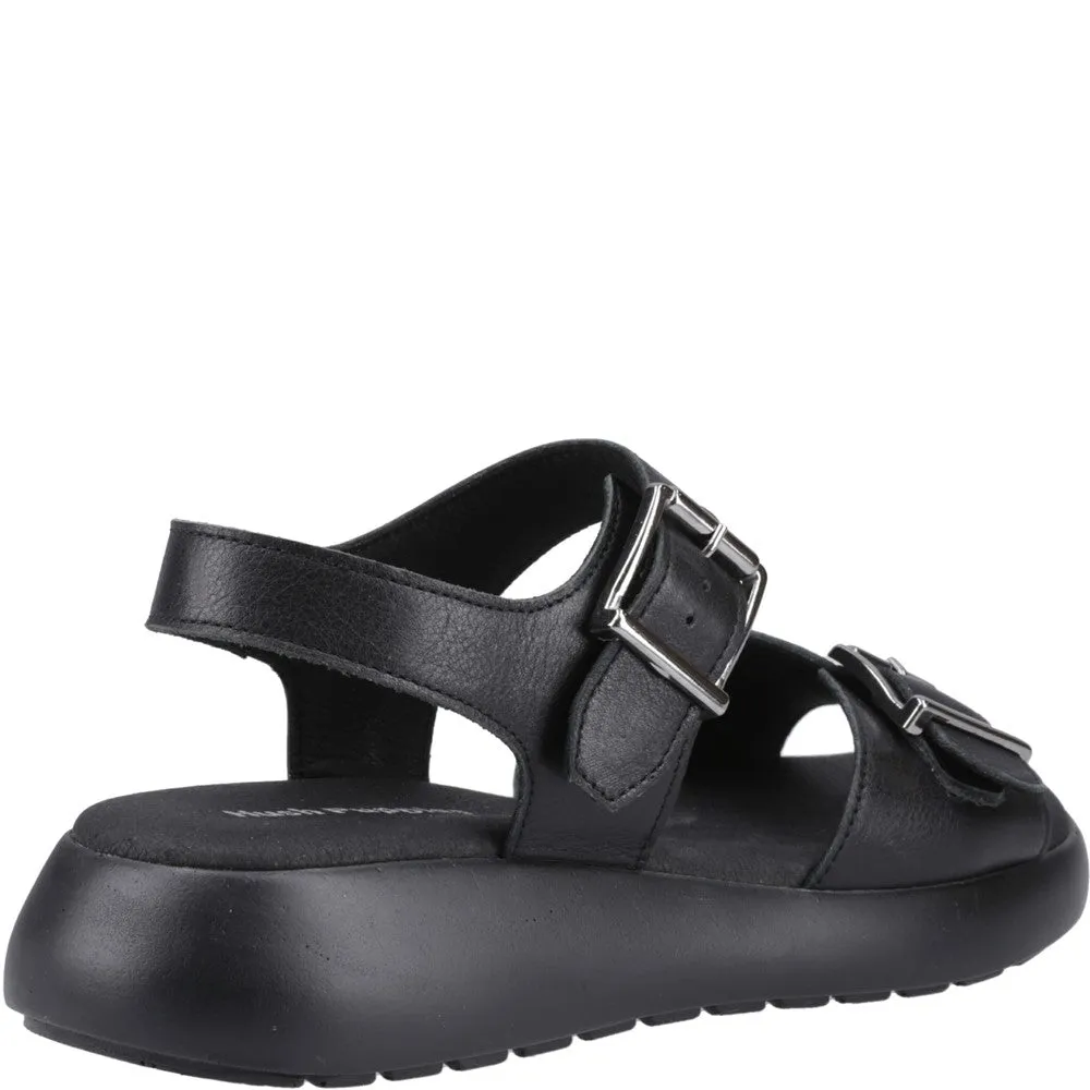 Black Alison Buckle Sandals