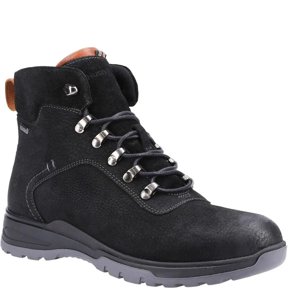 Black Paul Lace-Up Boots