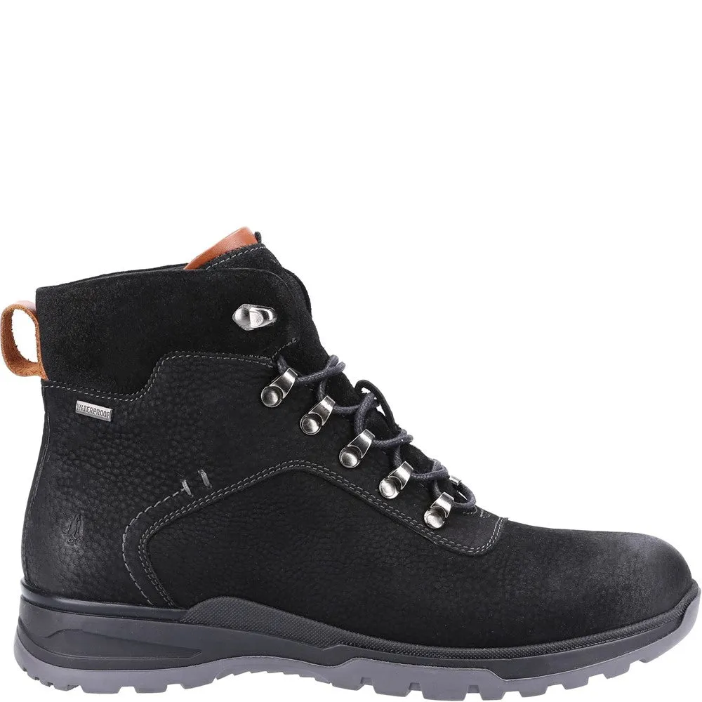 Black Paul Lace-Up Boots