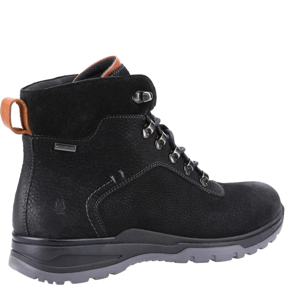 Black Paul Lace-Up Boots