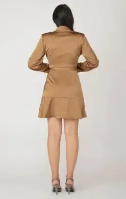 Black Tape faux  Wrap Mini Dress