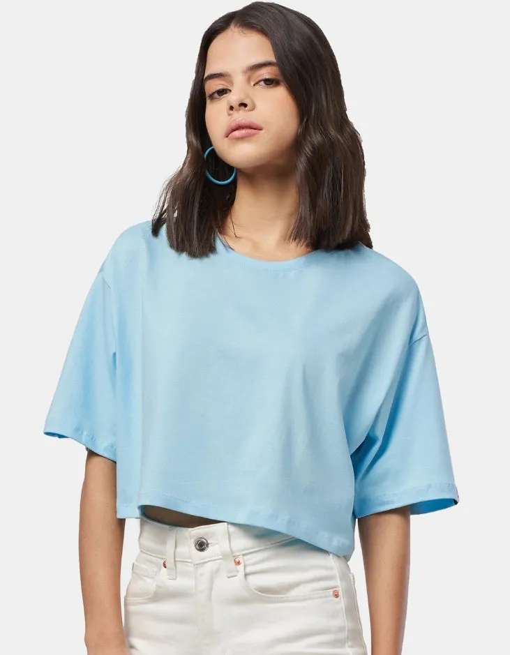 Brown Snow Mercerised Cotton T-shirt