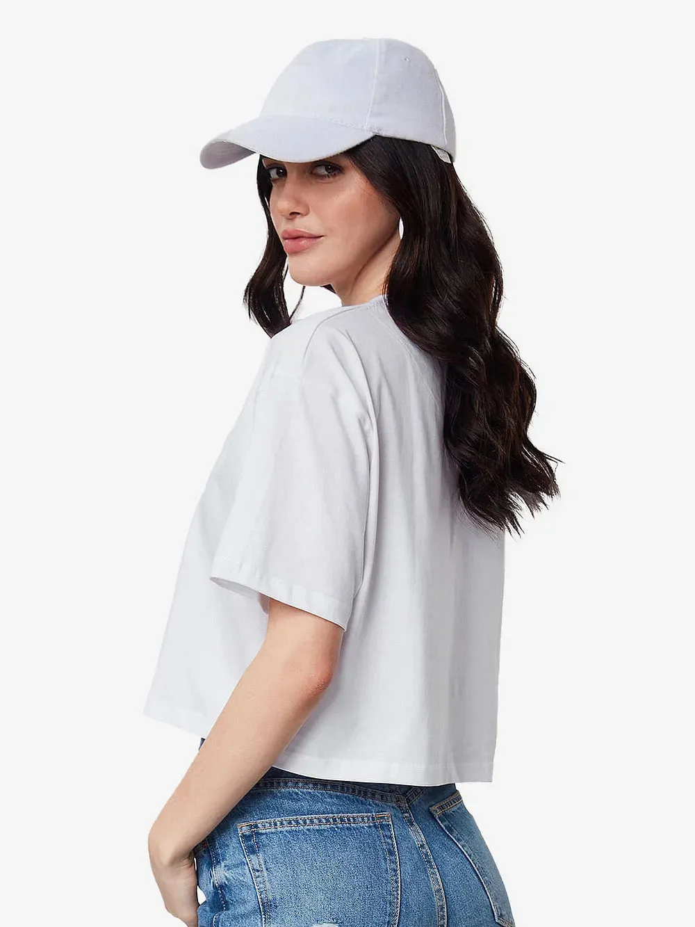 Brown Snow Mercerised Cotton T-shirt