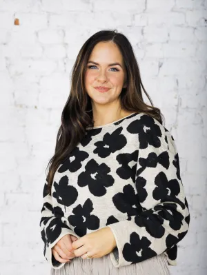 Celina Flower Sweater