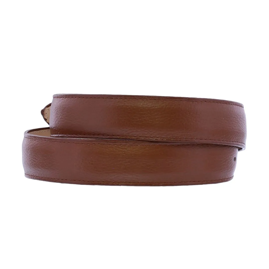 Chedron Western Cowboy Belt Solid Grain Leather - Rodeo Buckle