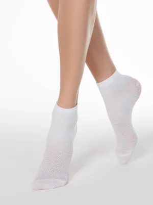 Conte Fantasy #17С-121СП(131) - Lot of 2 pairs Openwork Polyamide Women's Socks