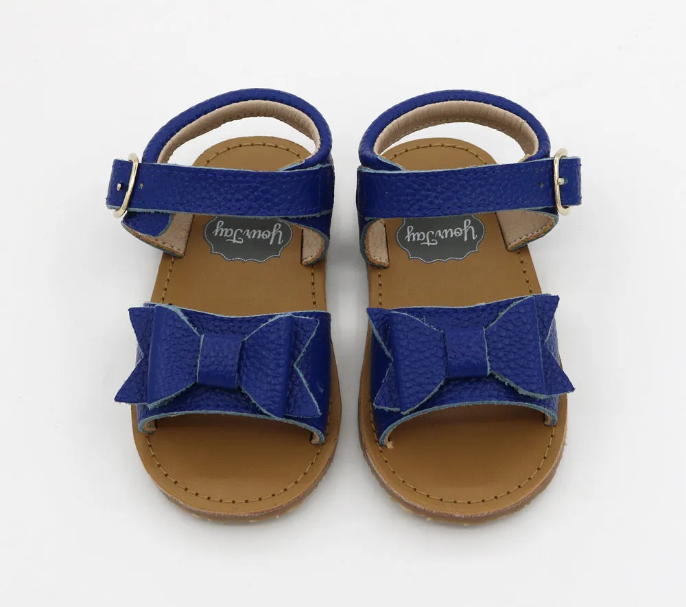 ELLIE Bow Sandals - Navy