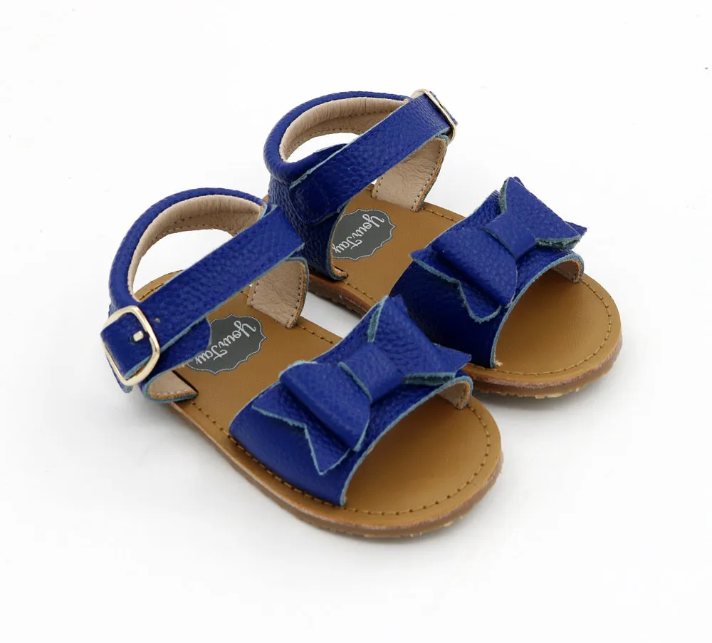 ELLIE Bow Sandals - Navy