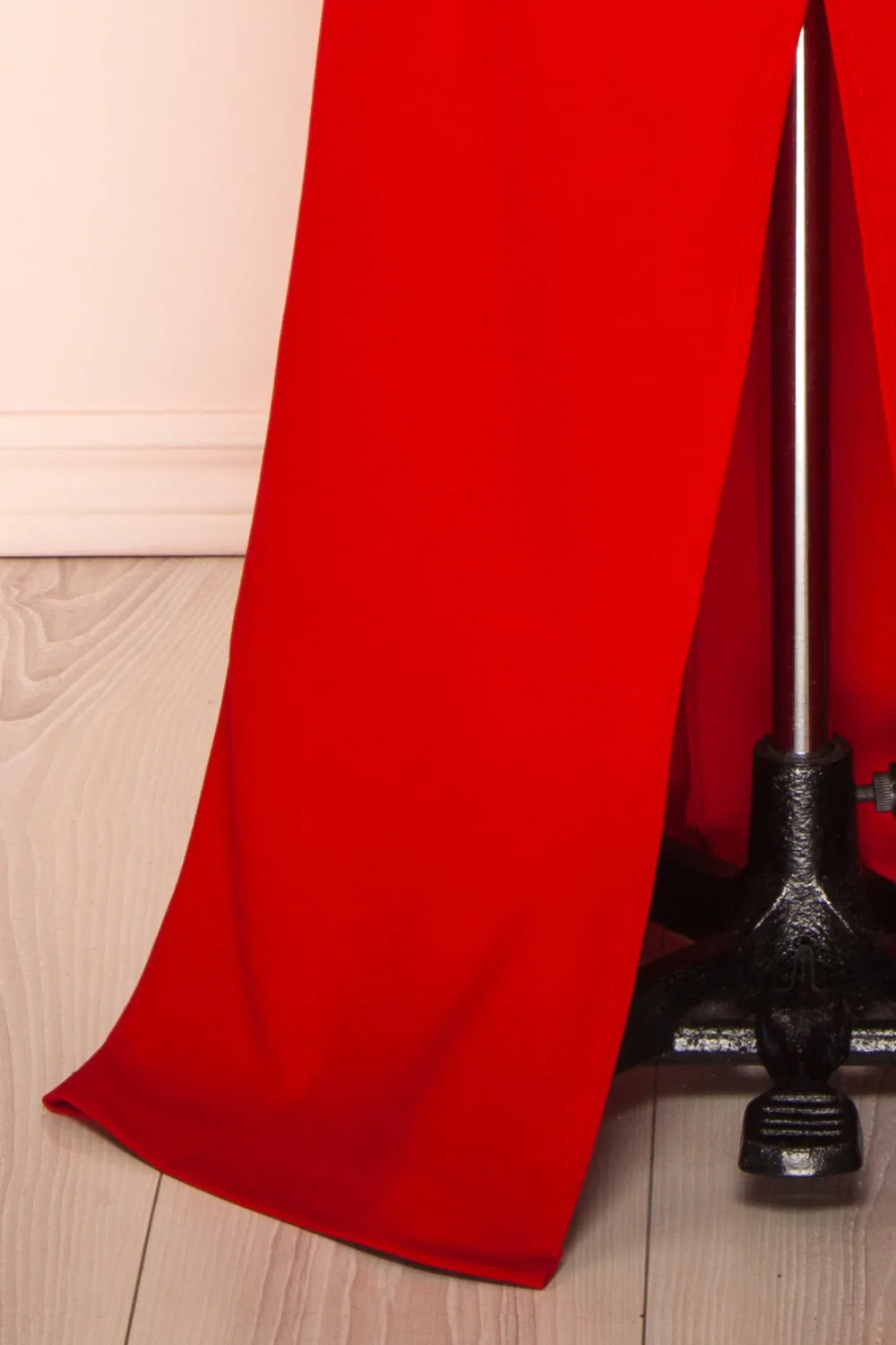 Elvya Red | Bustier Maxi Mermaid Dress