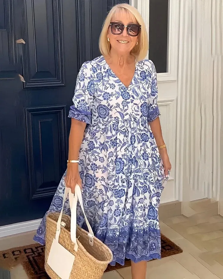 Eva | Summer Midi Dress