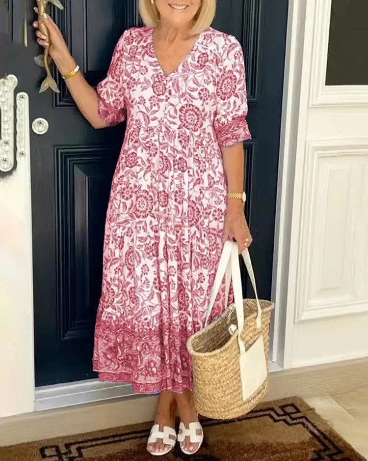 Eva | Summer Midi Dress