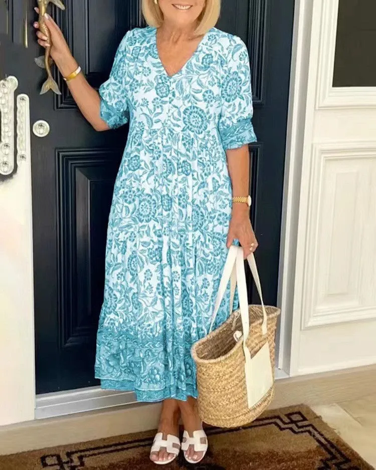 Eva | Summer Midi Dress