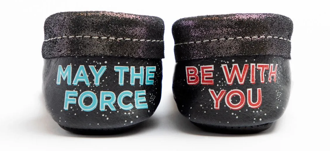 Freshly Picked Star Wars May the Force City Soft Sole Moccasins