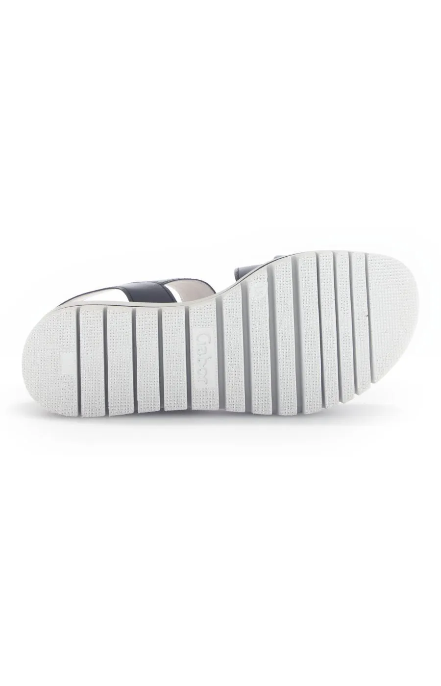 Gabor Platform Sandal in Navy