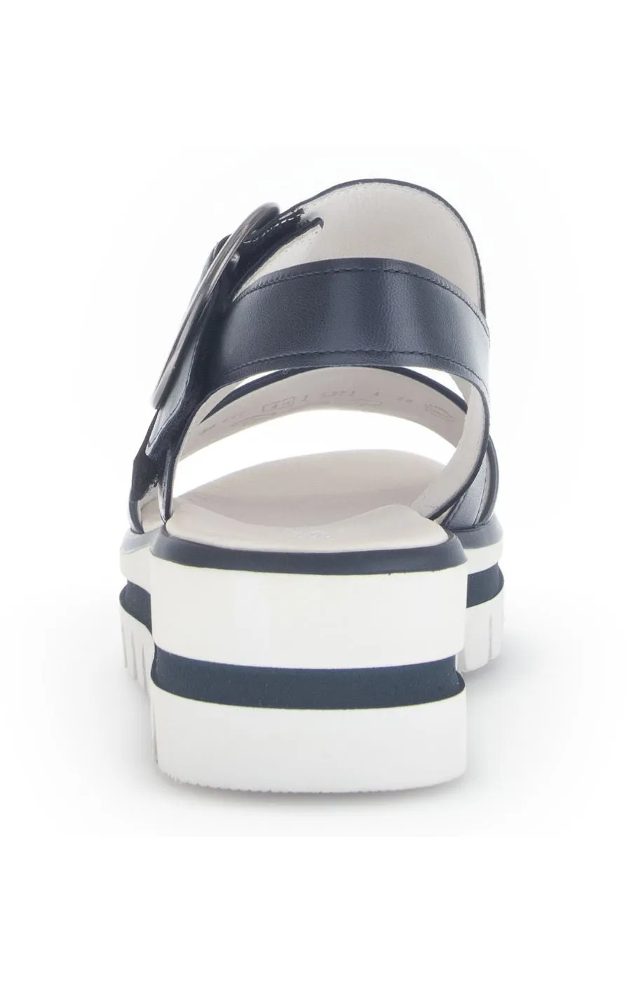 Gabor Platform Sandal in Navy