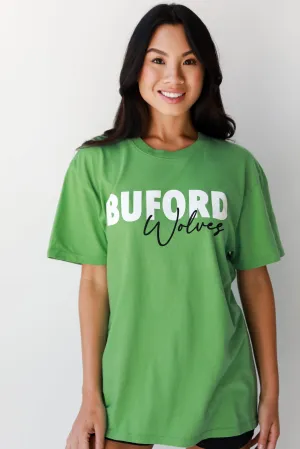 Green Buford Wolves Tee