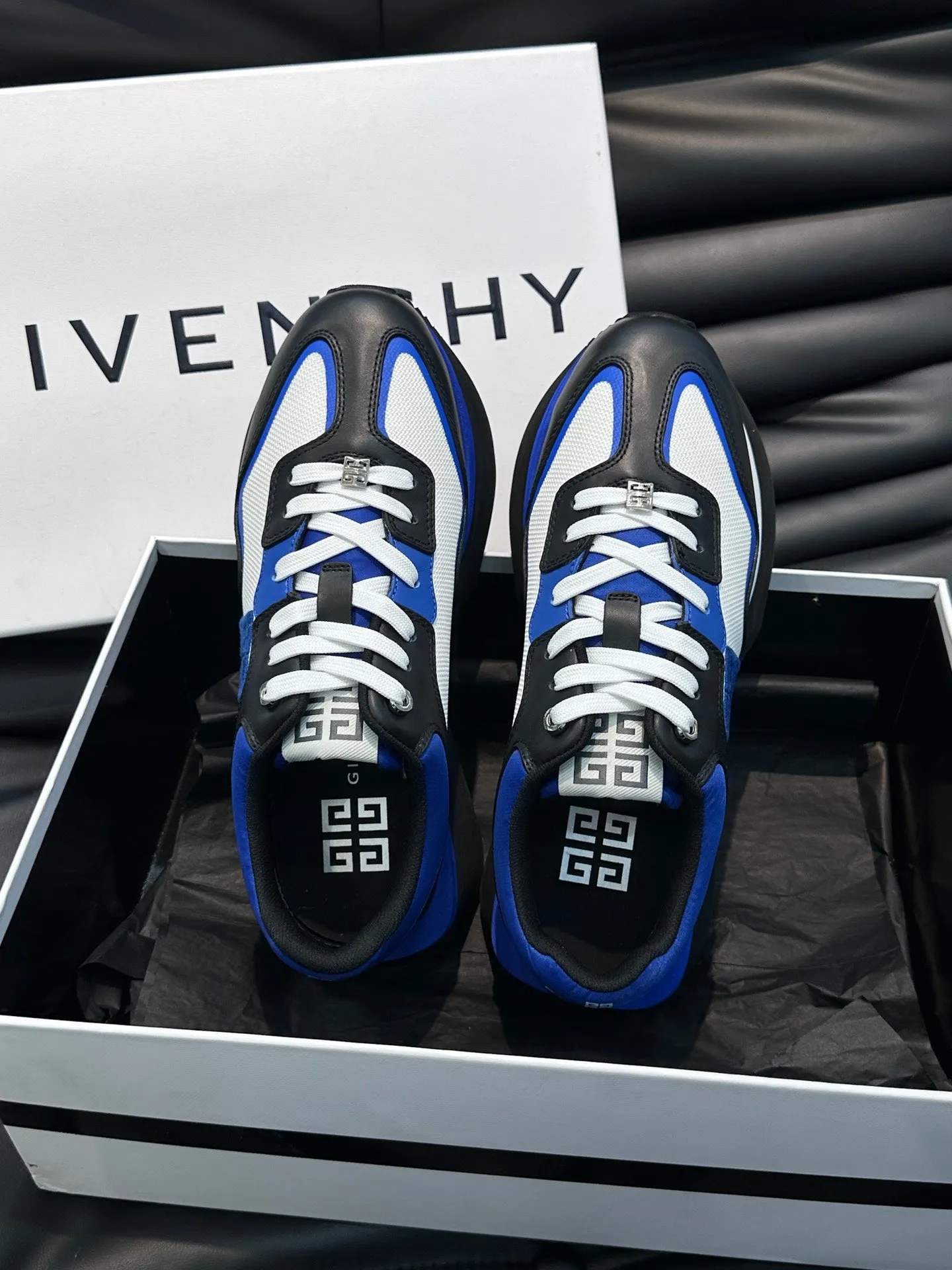 GVC Blue, White and Black  Sneakers-011