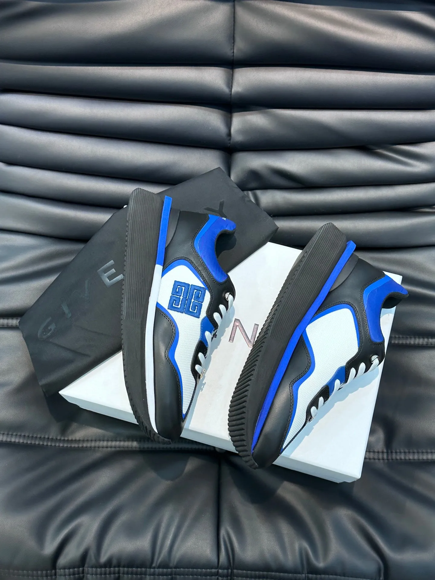 GVC Blue, White and Black  Sneakers-011