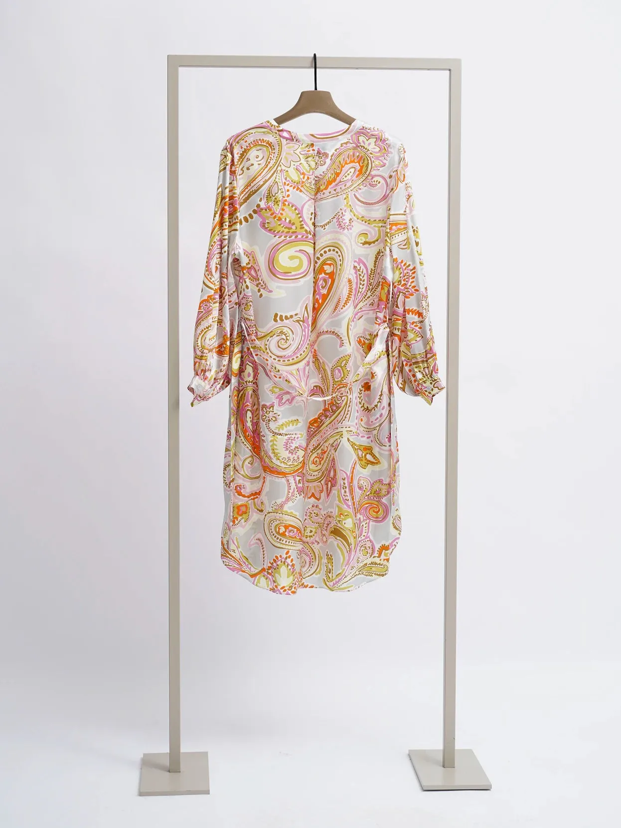 Herzen's Angelegenheit Floral Print Silk Tunic Dress | Multiple Colours