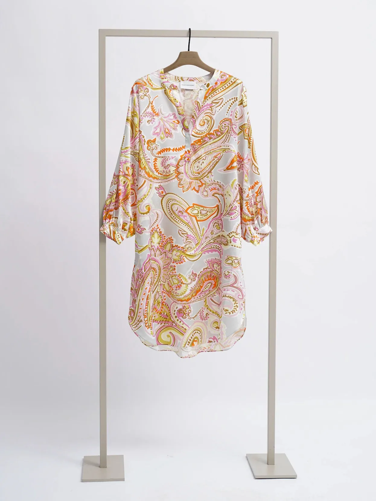 Herzen's Angelegenheit Floral Print Silk Tunic Dress | Multiple Colours