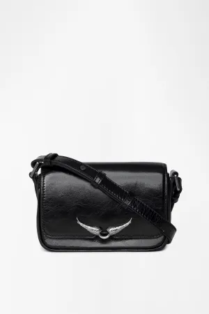 Le Zazi Vintage Patent Bag Black