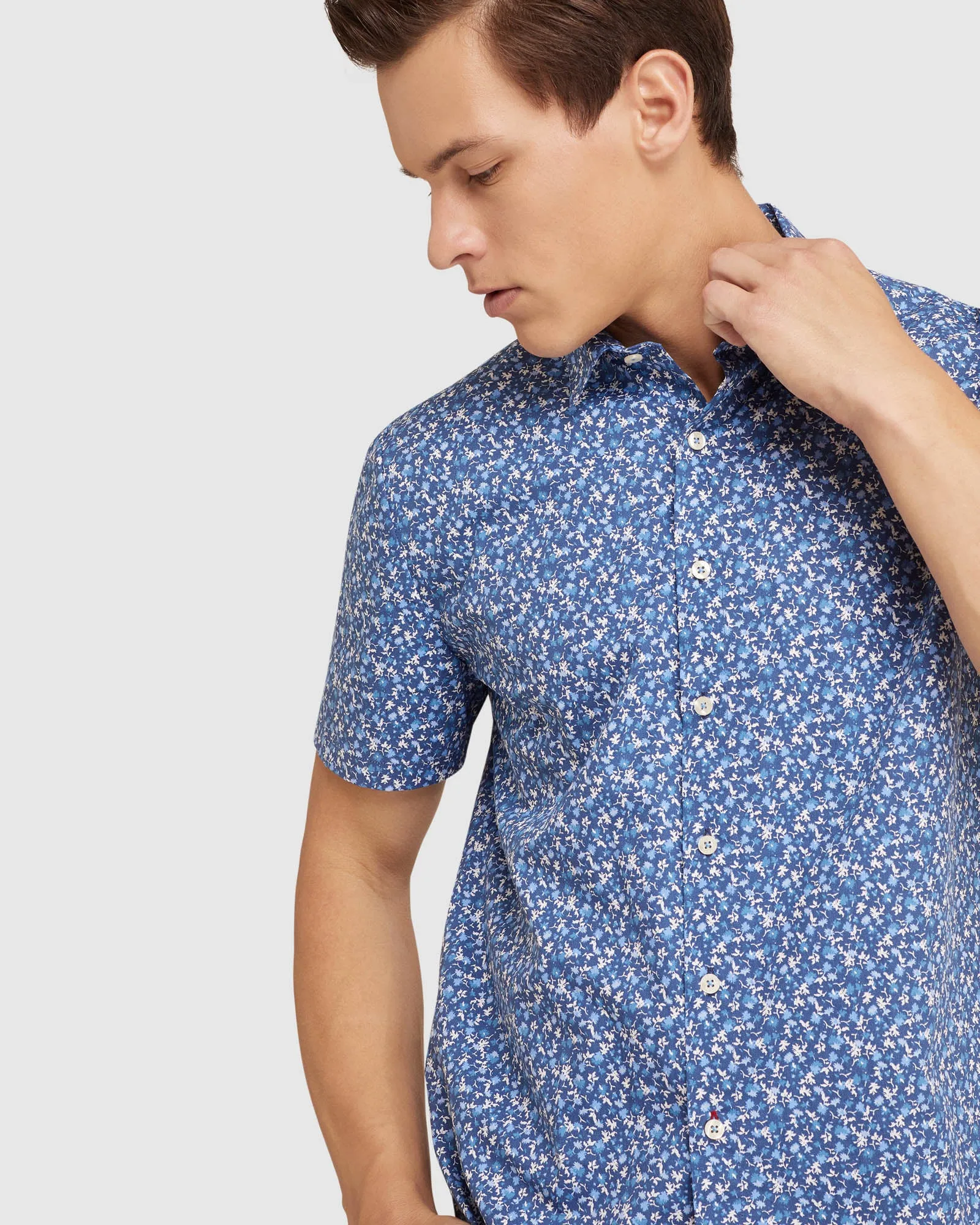 Leyton Floral Relax Fit Short Sleeve Shirt