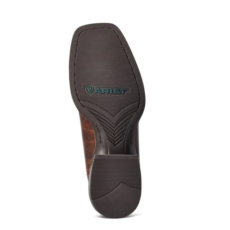Mens Ariat Sport Pardner Red/Brown Western Boot
