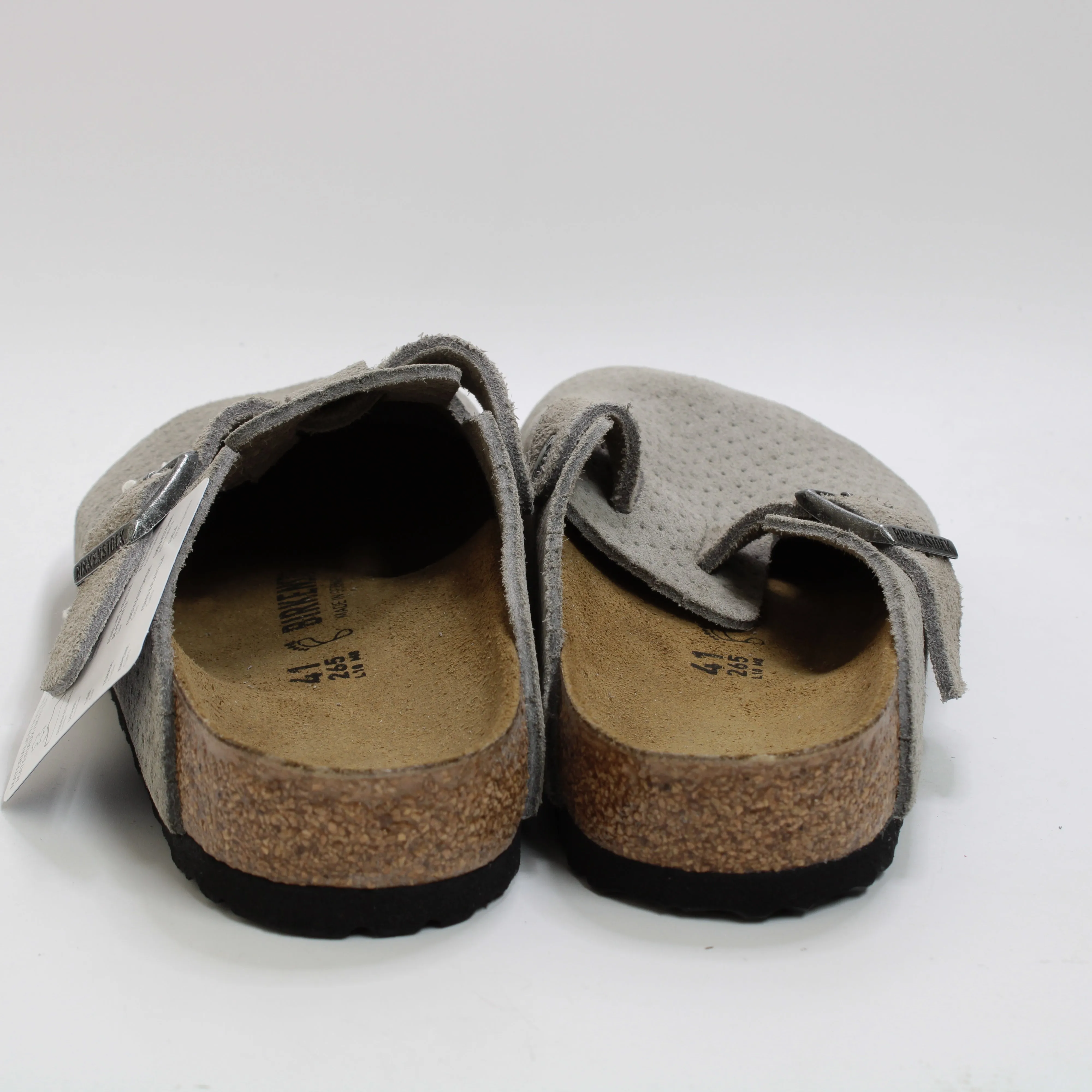 Mens Birkenstock Boston Clogs Dotted Stone Coin