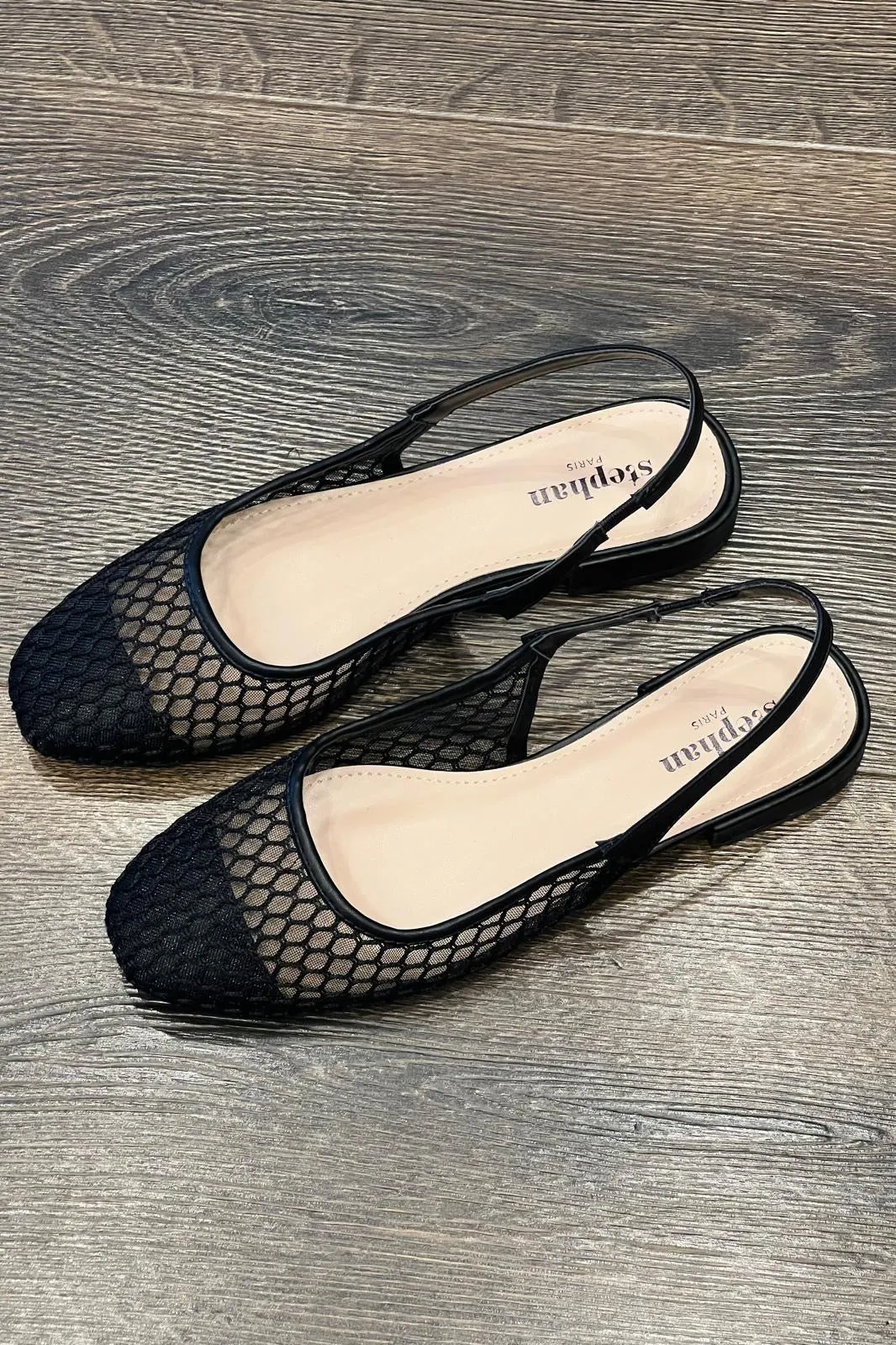 Mesh Slingbacks