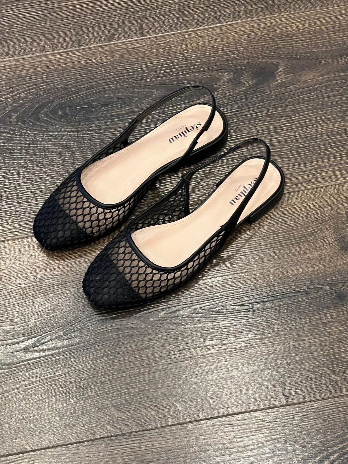 Mesh Slingbacks