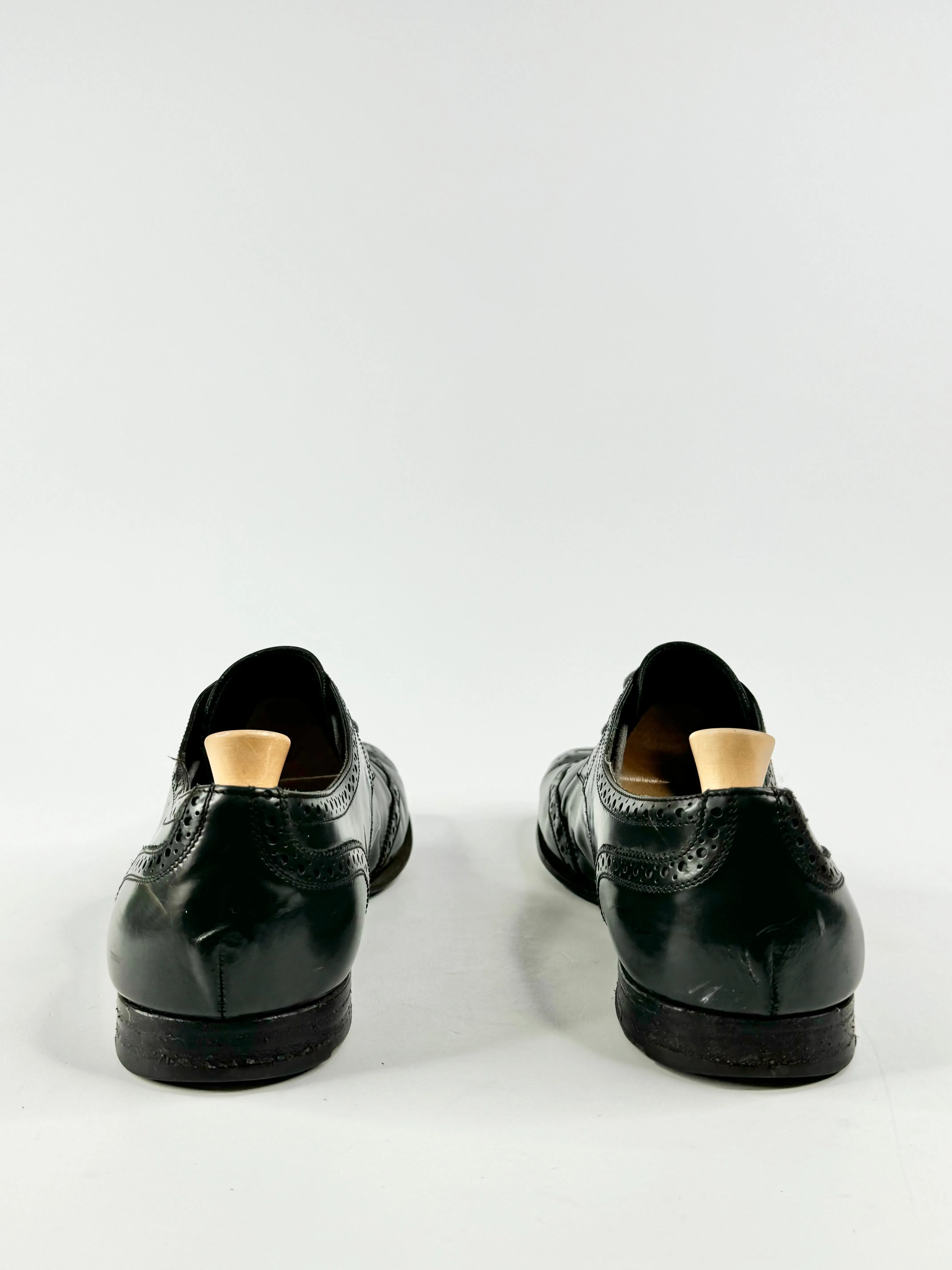Miu Miu Stone Grey Brogues - 7.5