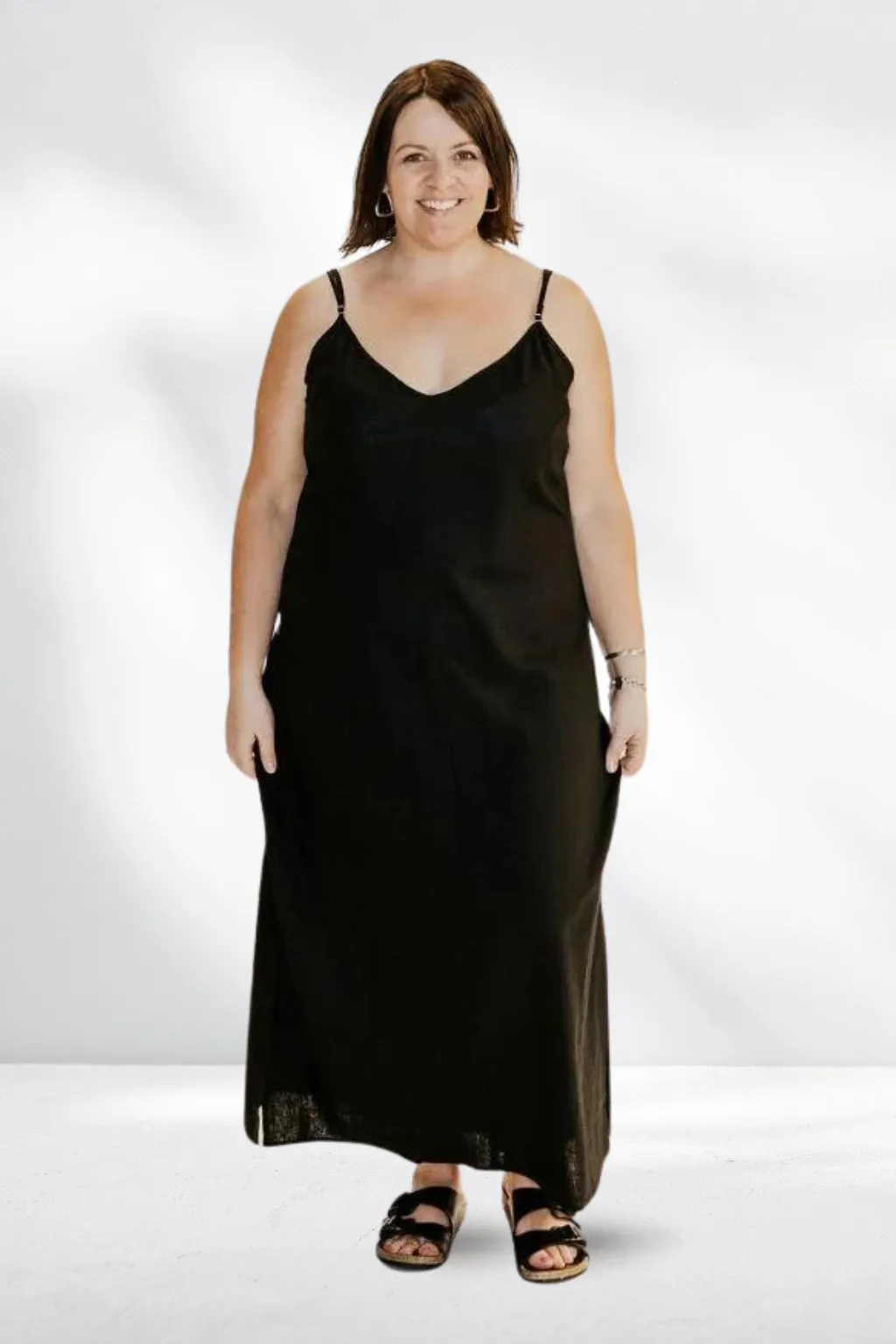 Moke Gina Slip Dress Black