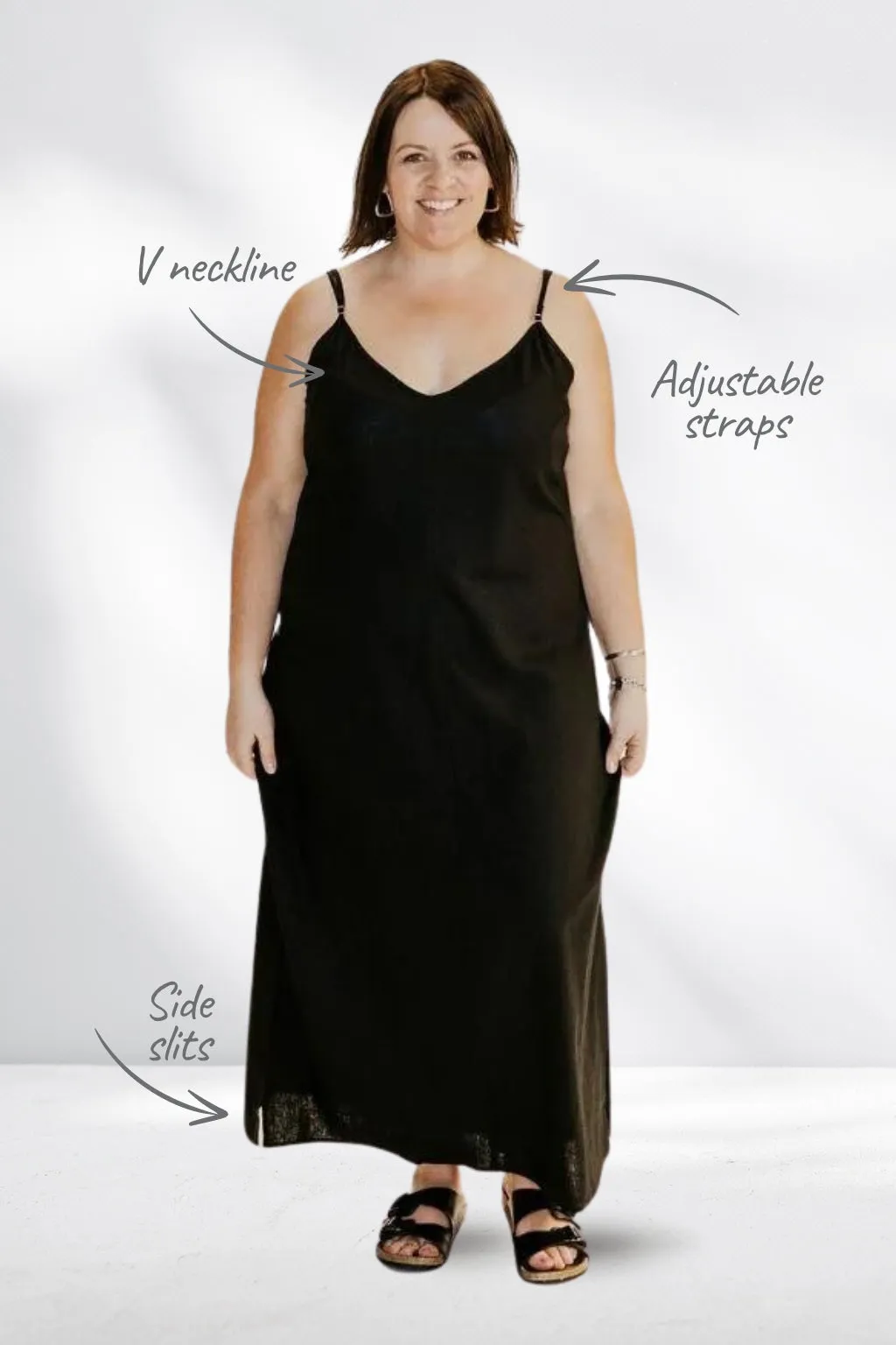 Moke Gina Slip Dress Black