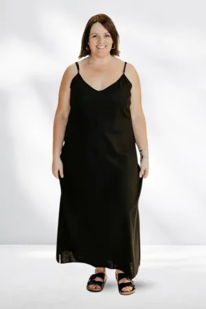 Moke Gina Slip Dress Black