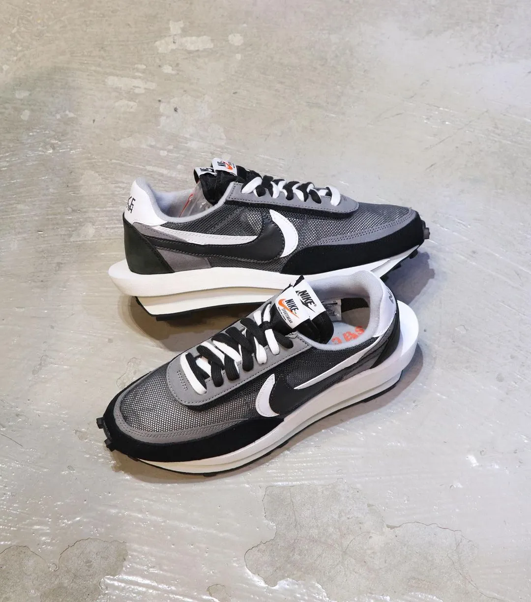 Nike Sacai X Ldwaffle “black ”