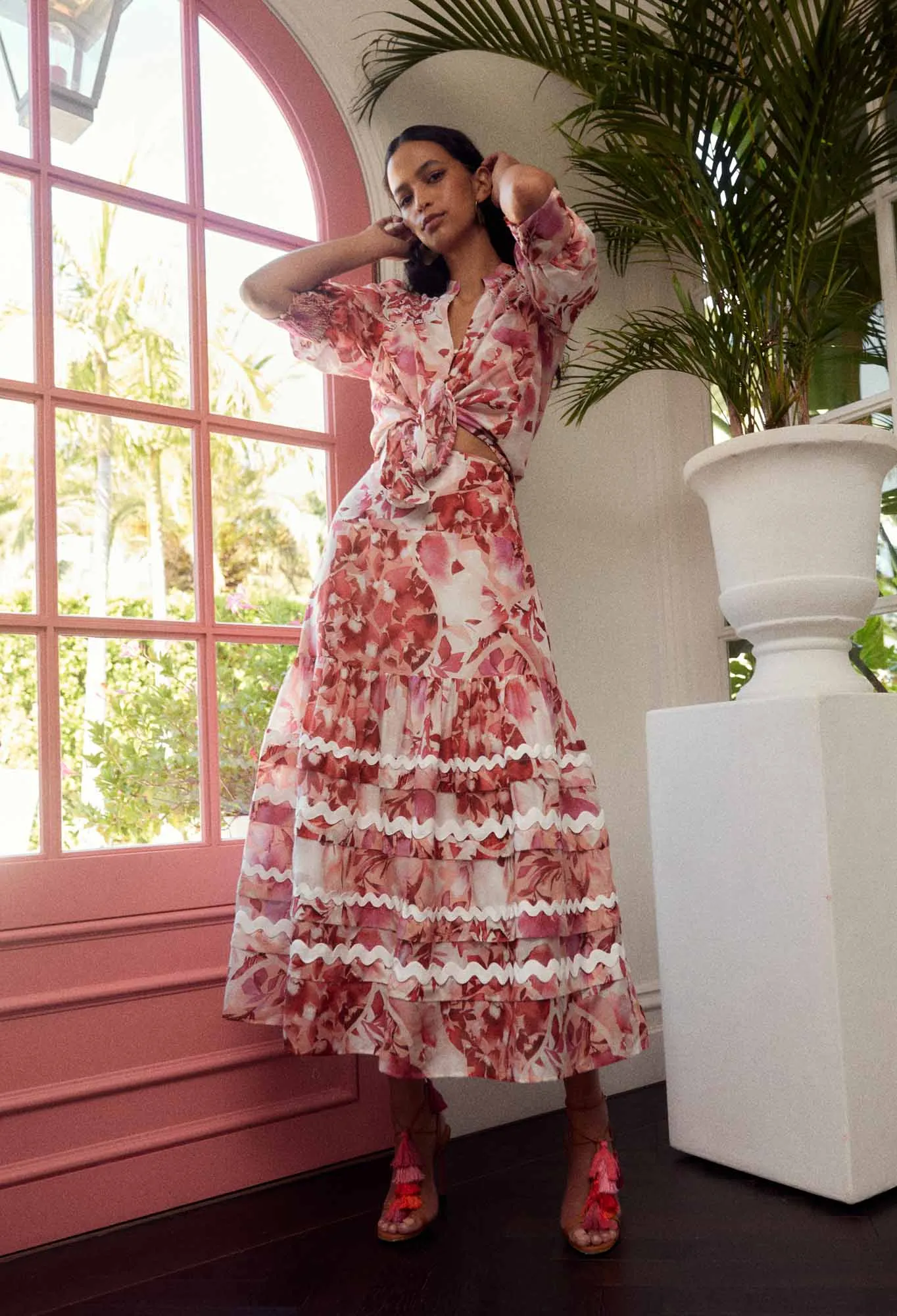 Once Was | Sanibel Rick Rack Skirt
