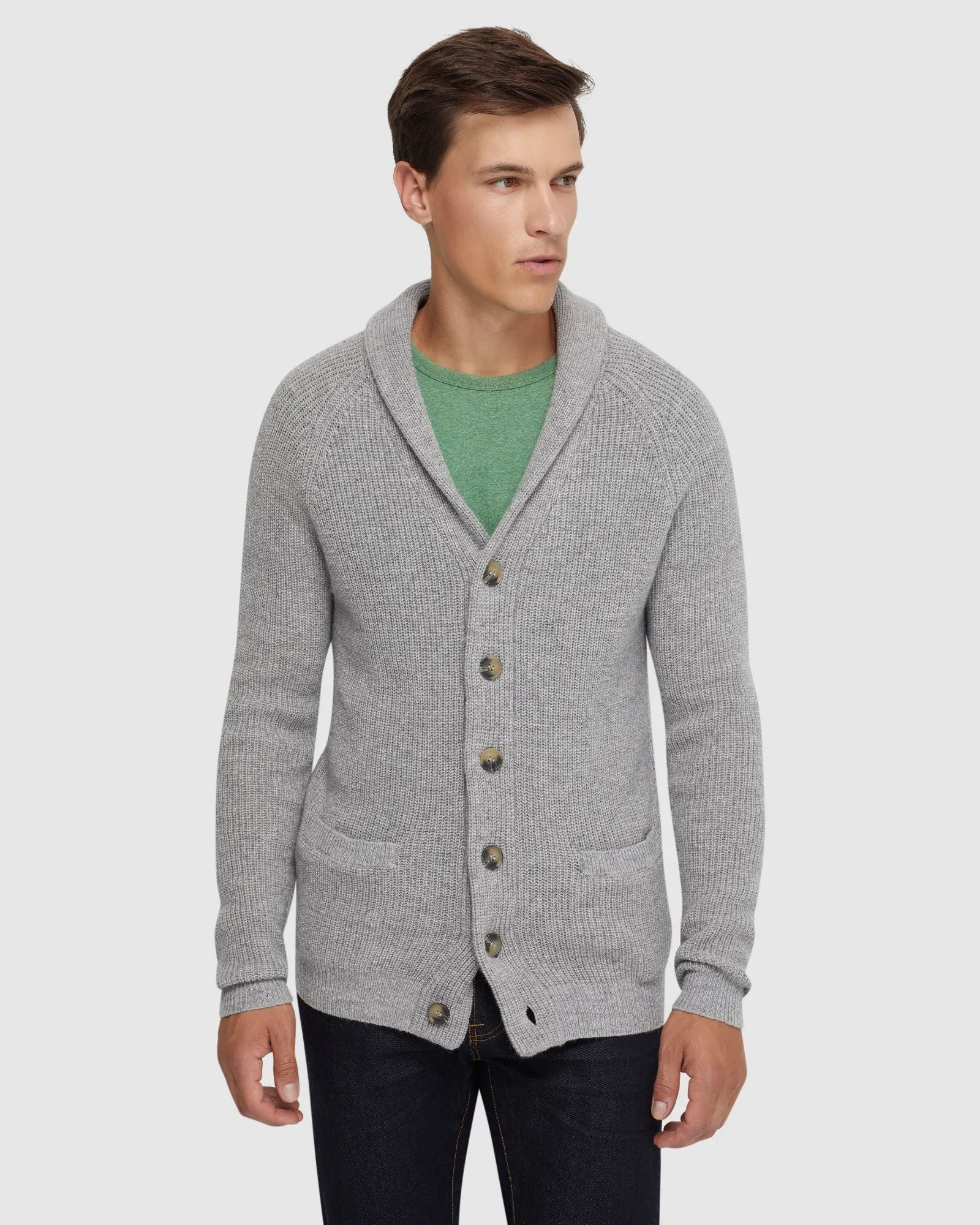 Oscar Wool Rich Knitted Cardigan