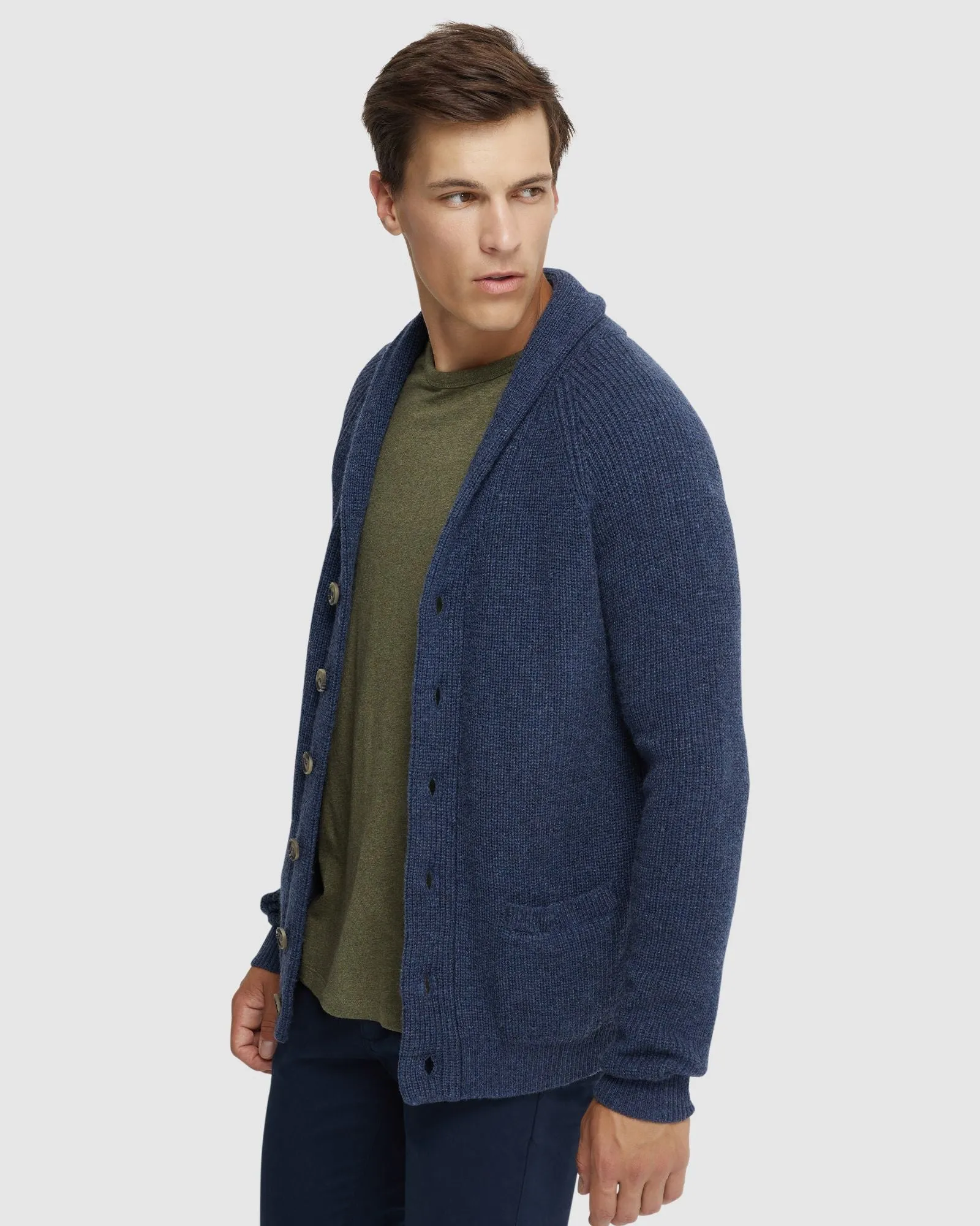Oscar Wool Rich Knitted Cardigan