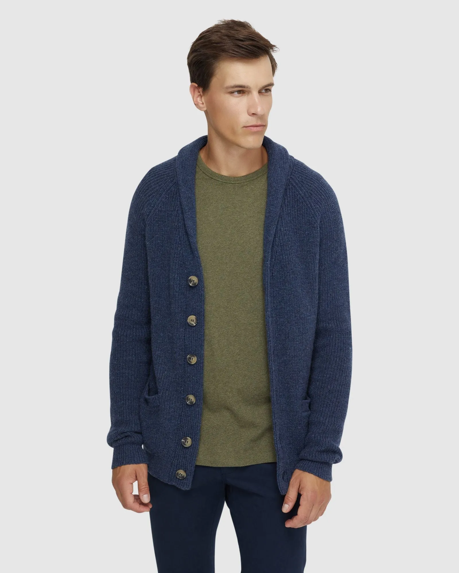 Oscar Wool Rich Knitted Cardigan