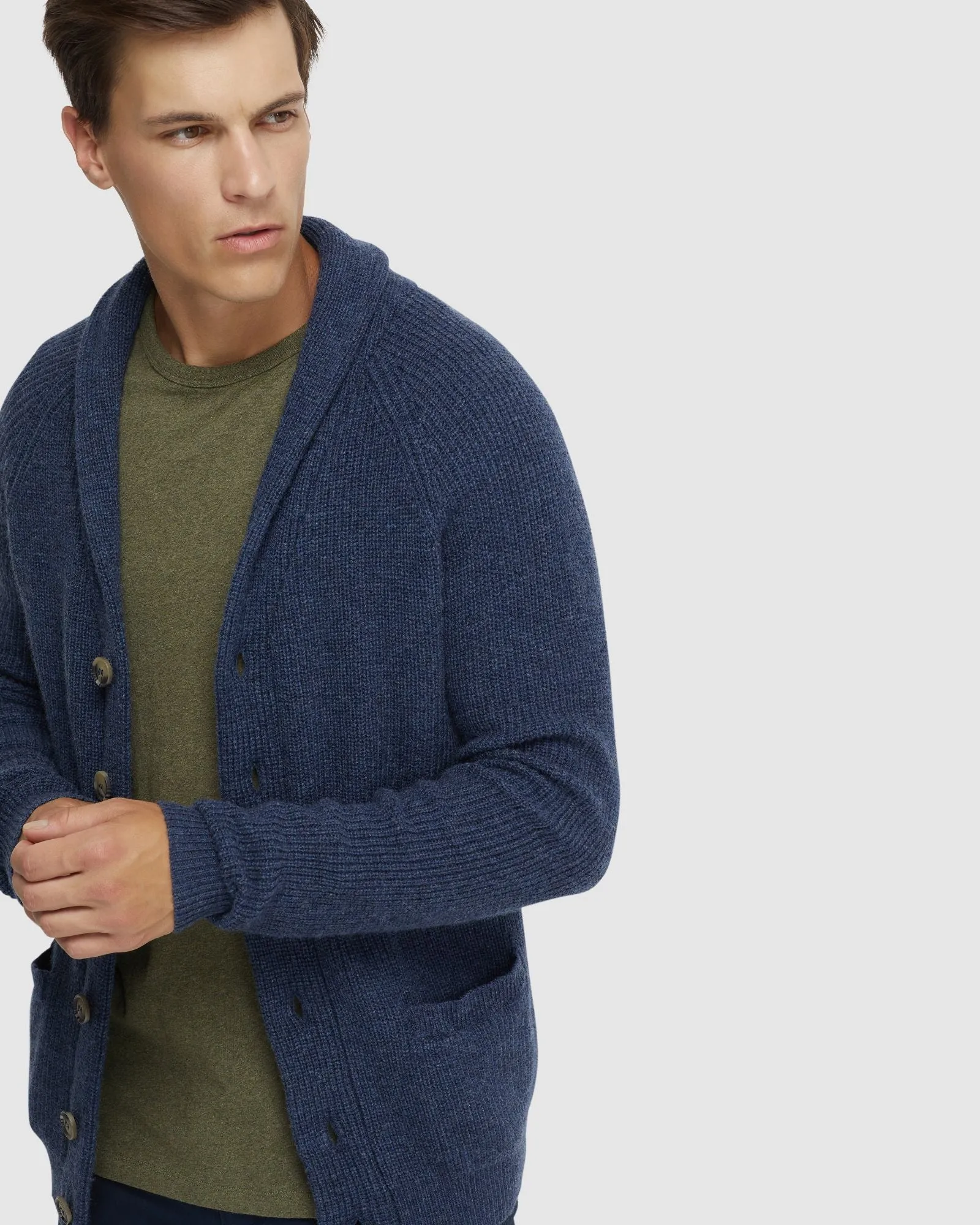 Oscar Wool Rich Knitted Cardigan